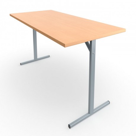 Стол обеденный на 2х опорах 180х70 (пластик)   купить за 6400р. в интернет-магазине школьной мебели Идея Групп