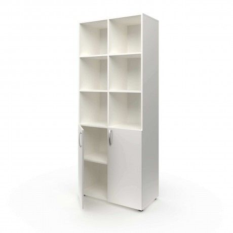 Шкаф для учебных пособий полуоткрытый с ячейками  купить за 5400р. в интернет-магазине школьной мебели Идея Групп