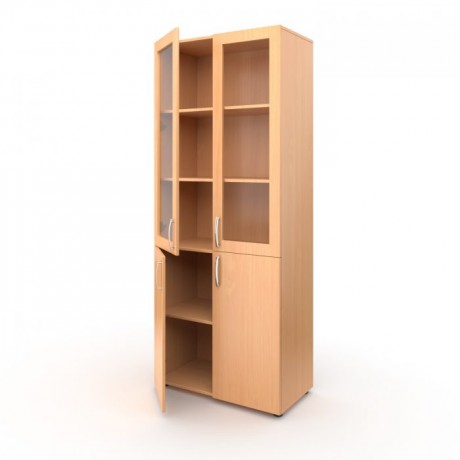Шкаф для учебных пособий со стеклом   купить за 7300р. в интернет-магазине школьной мебели Идея Групп